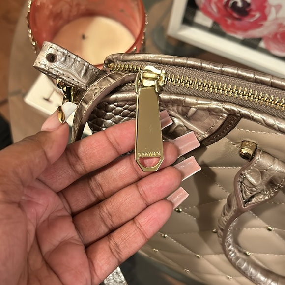 Rare Brahmin Beige Lamballe Duxbury with Matching Ady Wallet - Picture 7 of 16